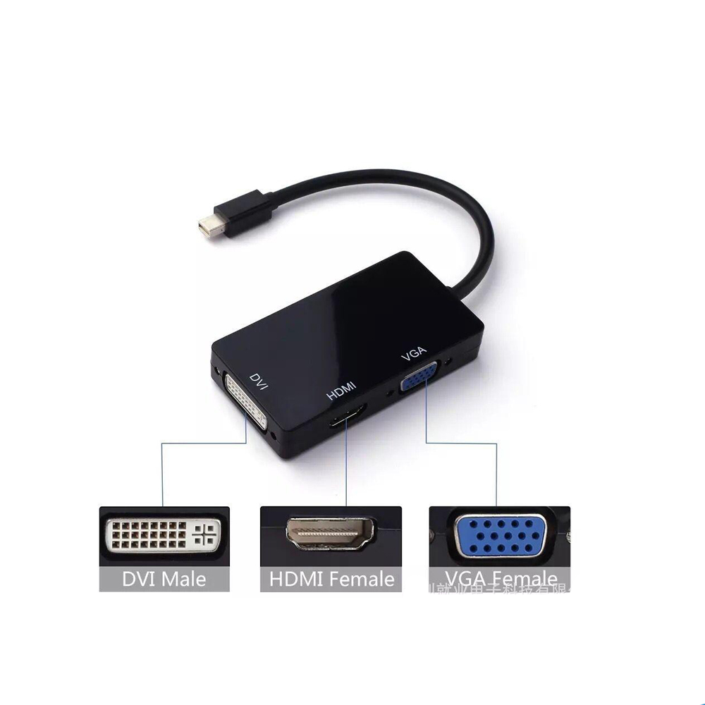 AD-LINK Display Port to HDMI/DVI/VGA Adapter