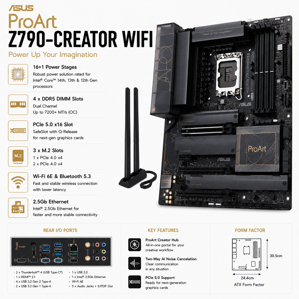 ASUS PROART Z790-CREATOR WIFI (PROART-Z790-CREATOR-WIFI)