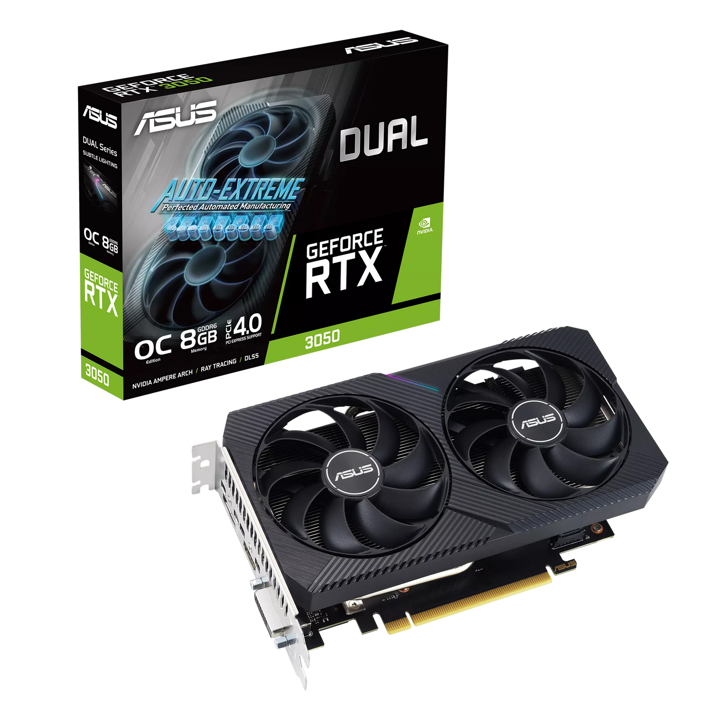 ASUS Dual GeForce RTX 3050 V2 OC Edition 8GB GDDR6