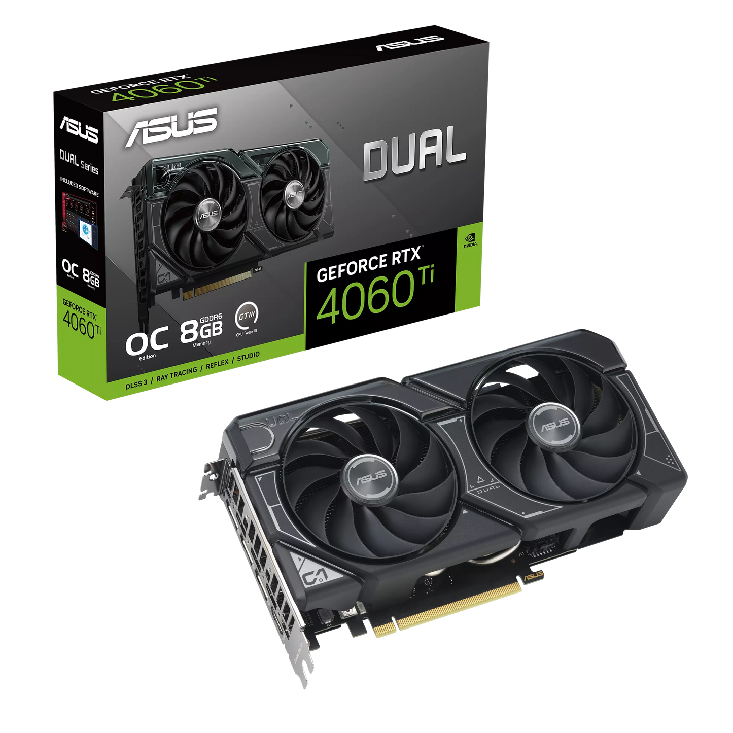 ASUS Dual GeForce RTX 4060 Ti OC Edition 8GB GDDR6