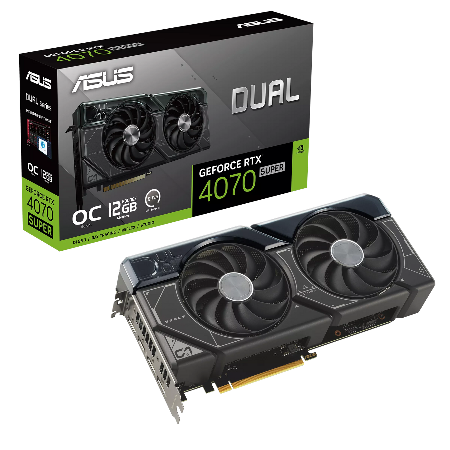 ASUS Dual GeForce RTX 4070 Super OC Edition 12GB