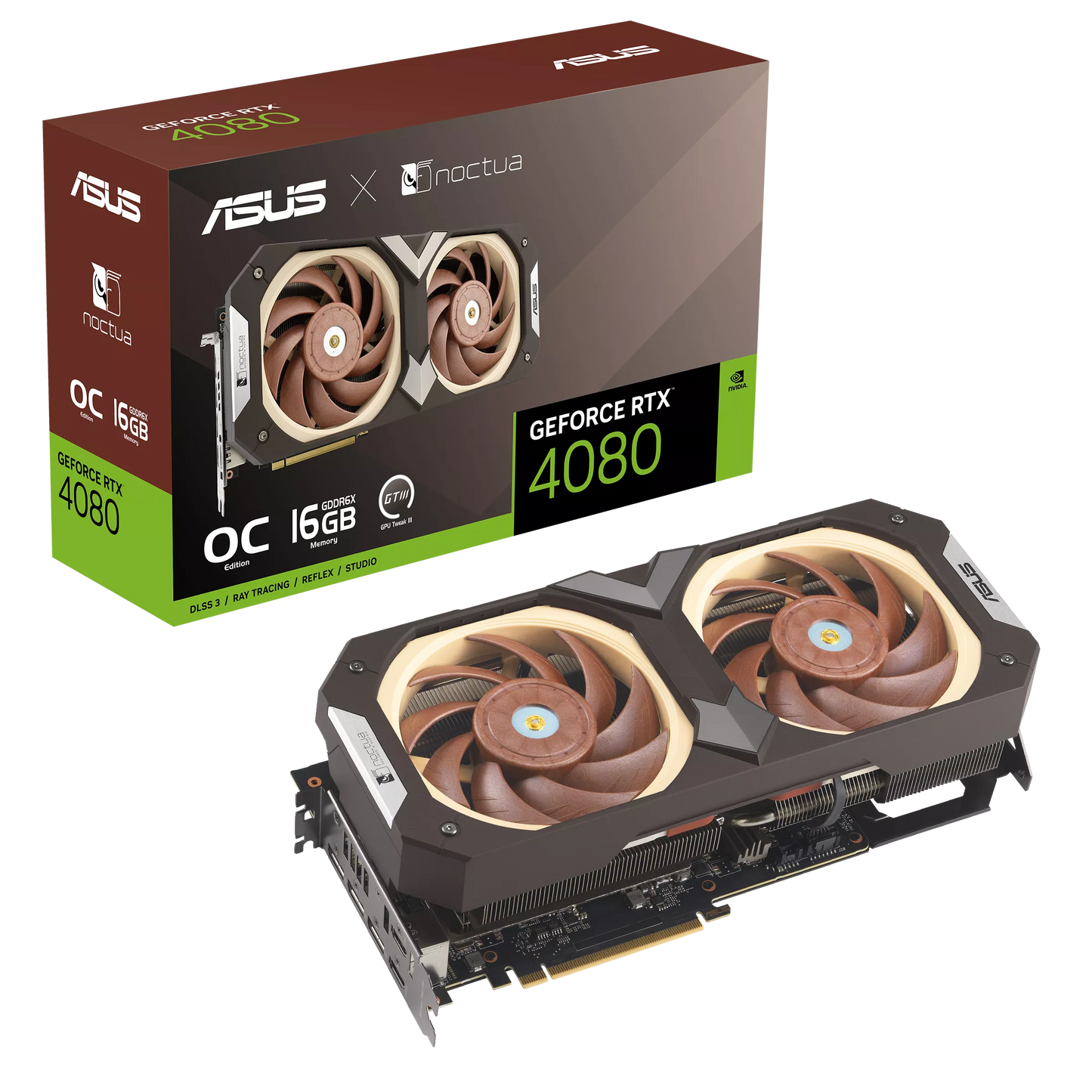 ASUS GeForce RTX 4080 16GB GDDR6X Noctua OC Edition