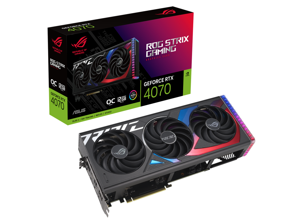 ASUS ROG Strix GeForce RTX 4070 12GB GDDR6X OC Edition