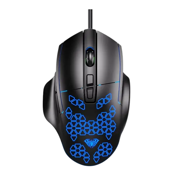 AULA F812 Wired Optical Mouse w/7 keys