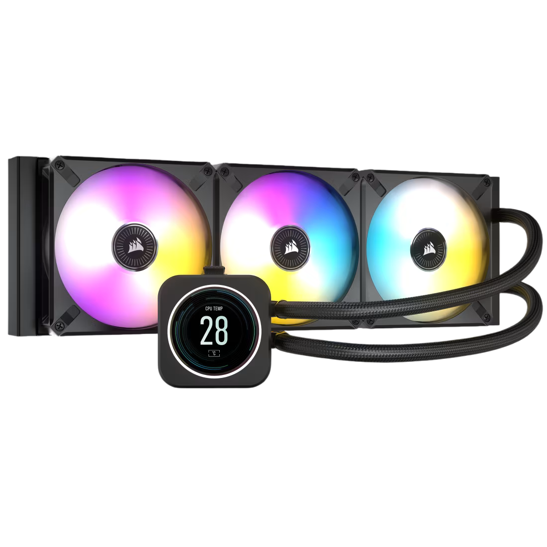 CORSAIR iCUE H150i ELITE LCD DISPLAY LIQUID CPU COOLER