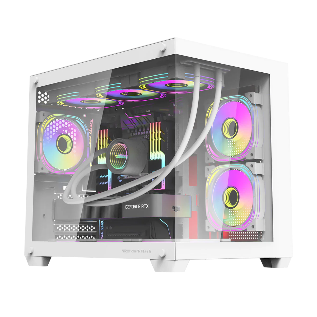DARKFLASH C285MP TG Case White