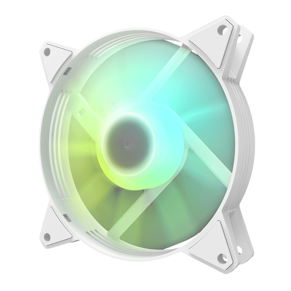 DARKFLASH C6S RGB (1x120mm) Case Fan - white
