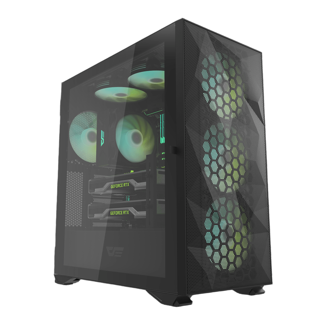 DARKFLASH DLX21 TG Case - black