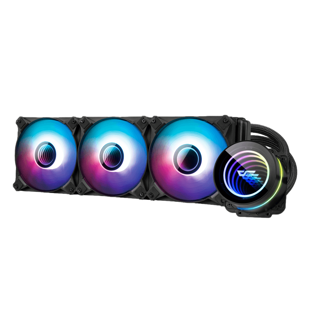 DARKFLASH Twister DX360 v2 aRGB 360mm Liquid Cooler - Black