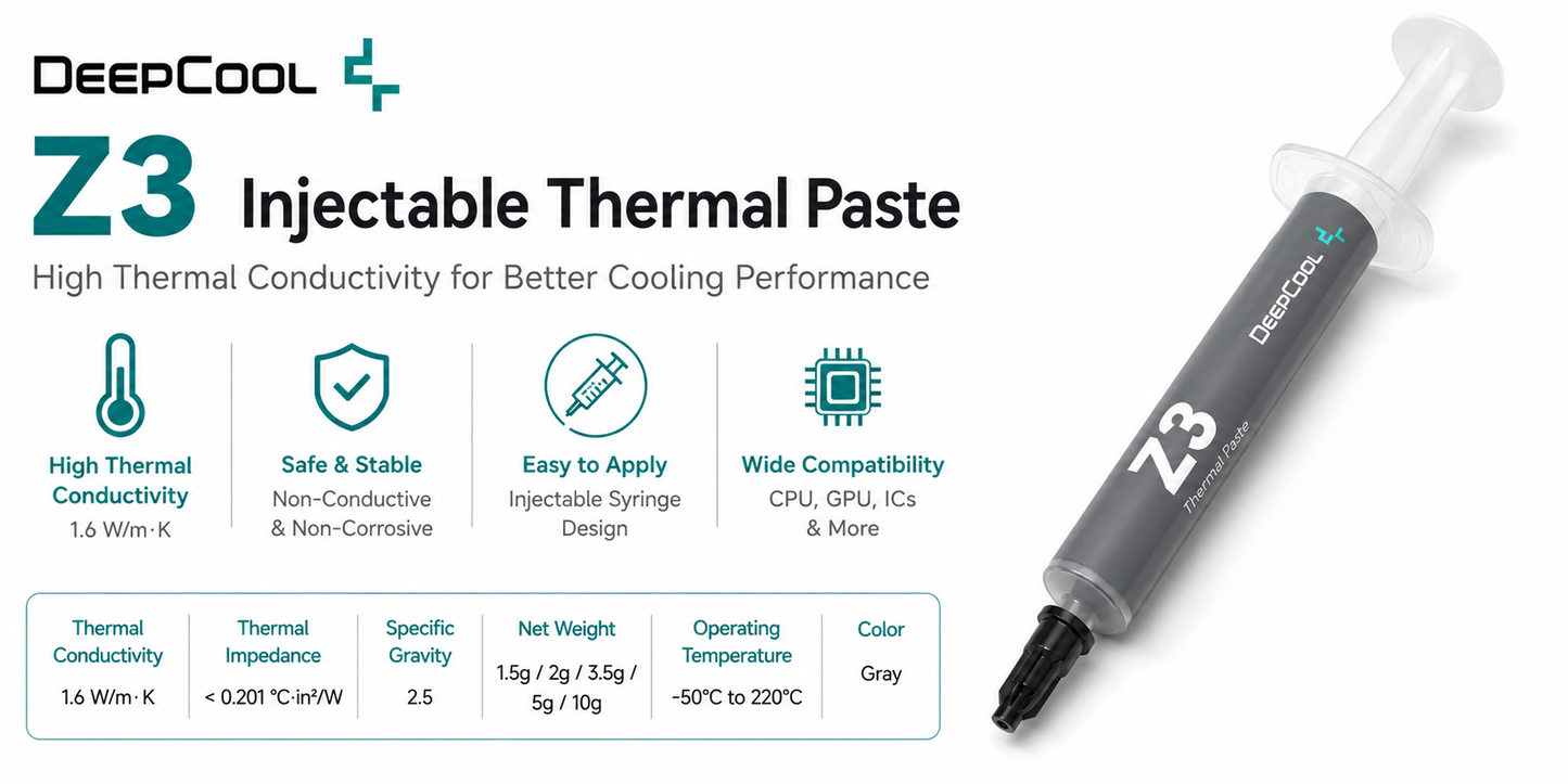 DEEPCOOL Z3 Injectable Thermal Paste (DP-TIM-Z3-2)