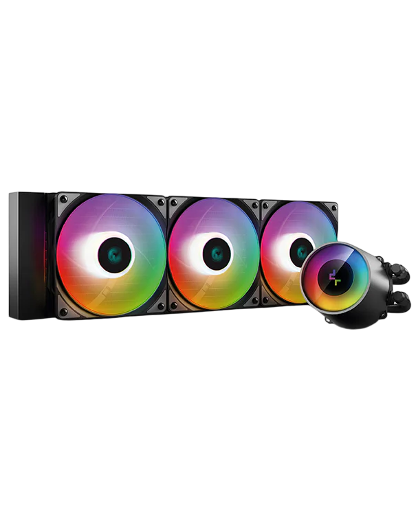 DEEPCOOL Castle 360RGB V2 w/Anti-Leak Tech Liquid Cooler (3x120mm aRGB LED Fans)