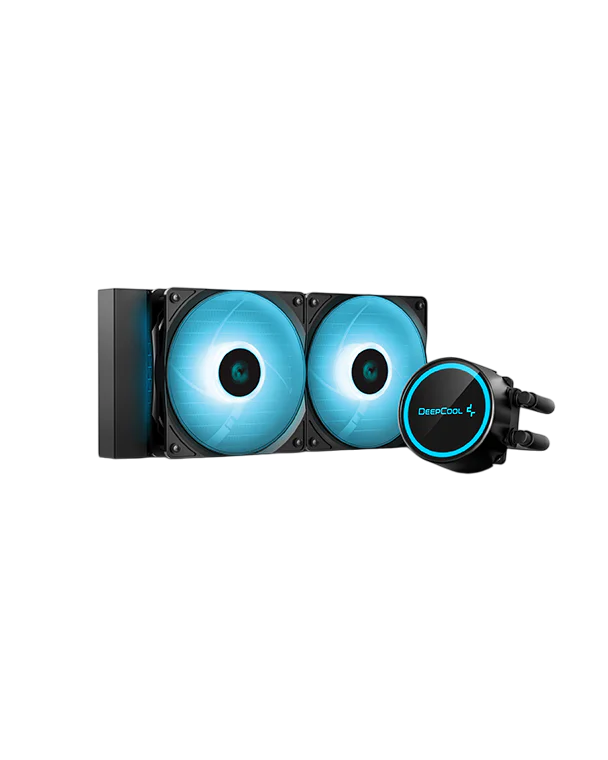 DEEPCOOL Gammaxx L240 V2 w/Anti-Leak Tech Liquid Cooler (2x120mm RGB LED Fans)