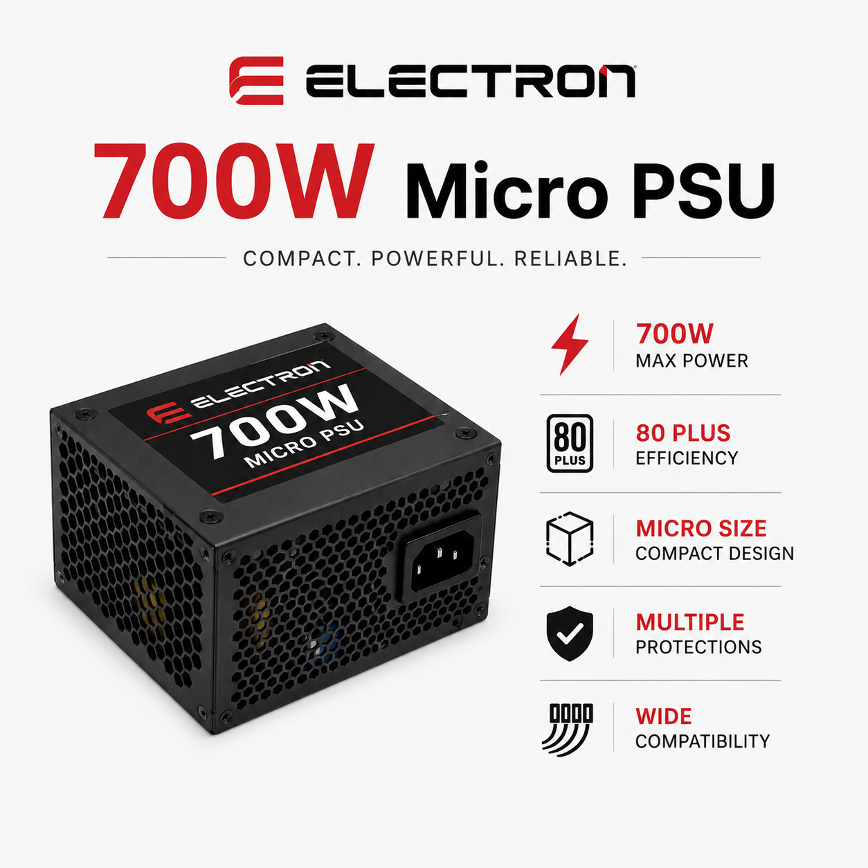 ELECTRON 700W Micro PSU (ELECTRON-700W)
