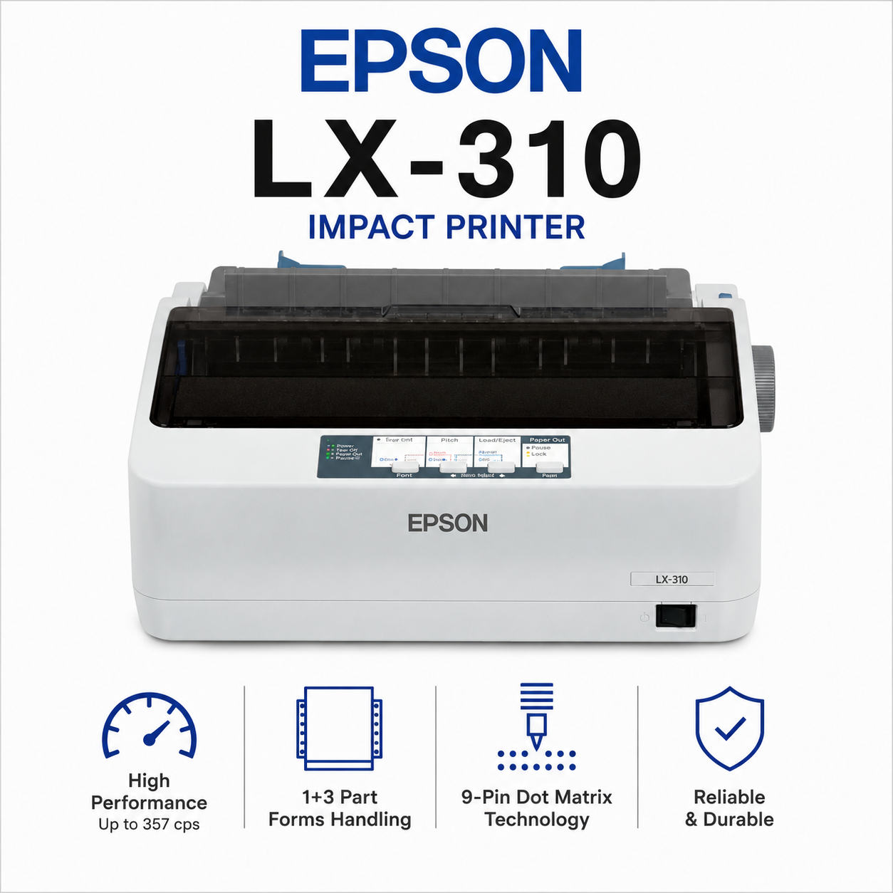 Epson LX-310 (PHIL) IMPACT PRINTER (C11CC24031)
