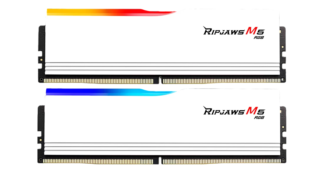 G.SKILL RIPJAWS M5/M5 NEO RGB 32GB(2x16GB) 6000MHz DDR5 32-38-38-96 1.35V Black | White