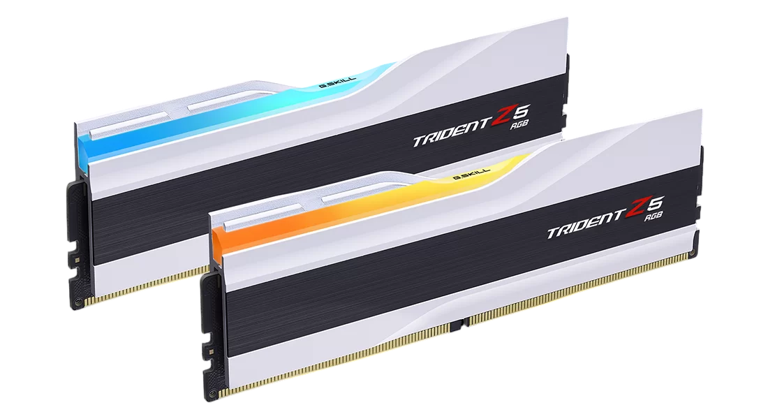 G.SKILL TRIDENT Z5 RGB 64GB(2x32GB) 6400MHz DDR5 32-39-39-102 1.4V Black | White
