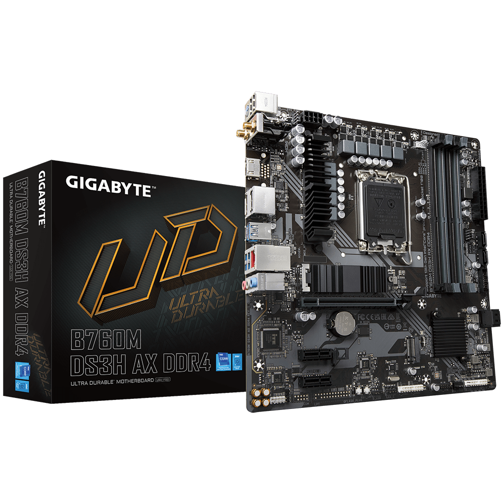 GIGABYTE B760M DS3H AX DDR4 WIFI