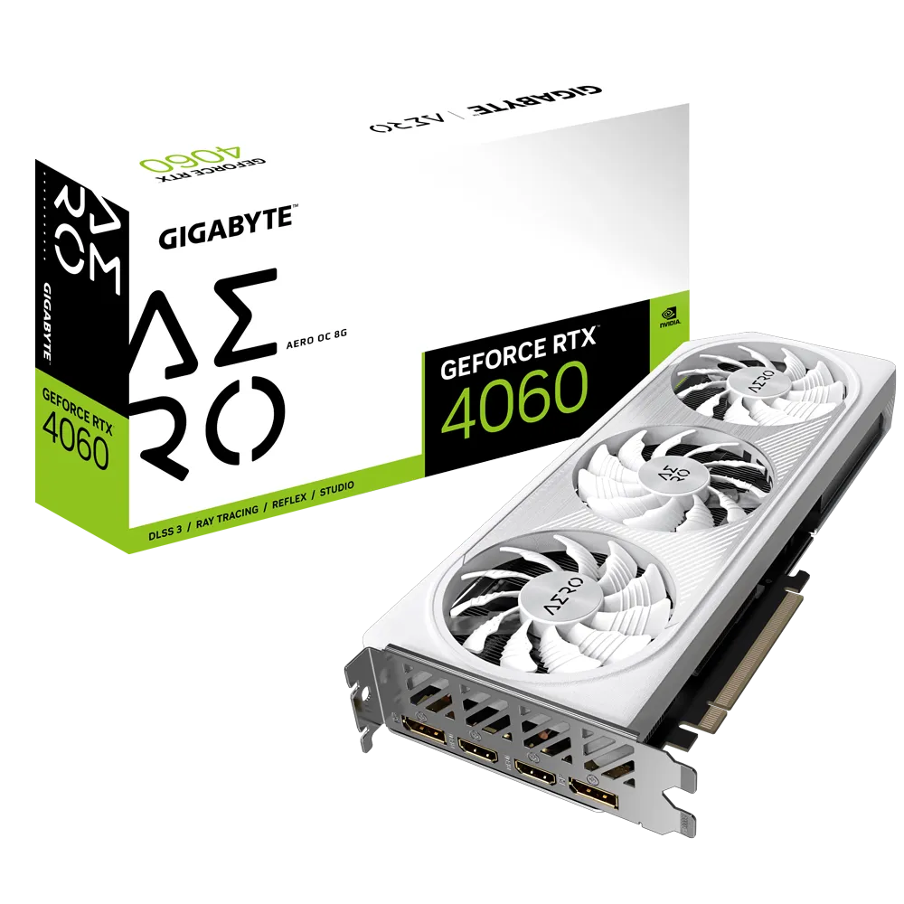 GIGABYTE GEFORCE RTX 4060 AERO OC 8G VGA CARD