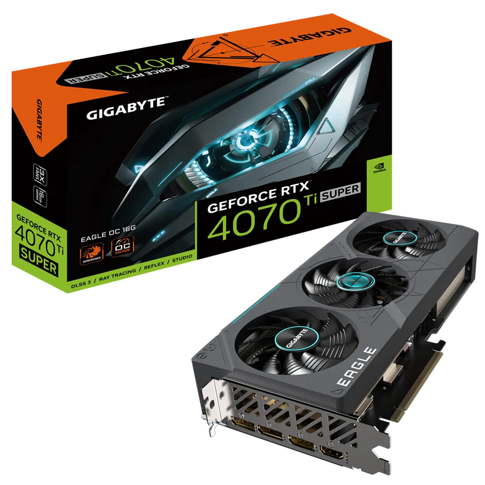 GIGABYTE GEFORCE RTX 4070 TI SUPER EAGLE 16GB VGA CARD