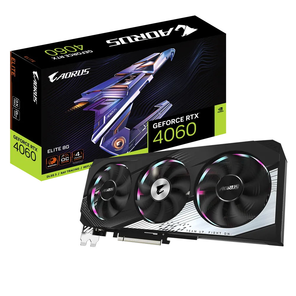GIGABYTE GeForce RTX 4060 AORUS ELITE 8G