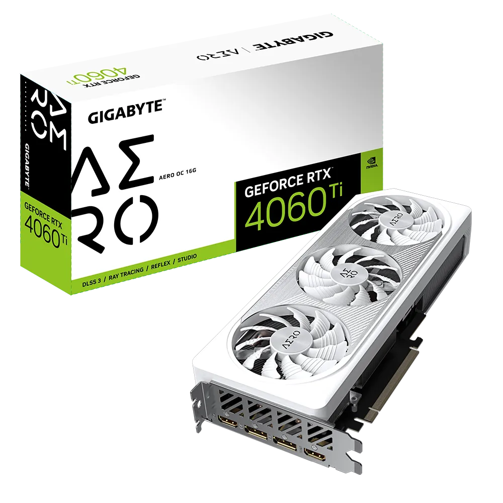 GIGABYTE GeForce RTX 4060 TI AERO OC 16G