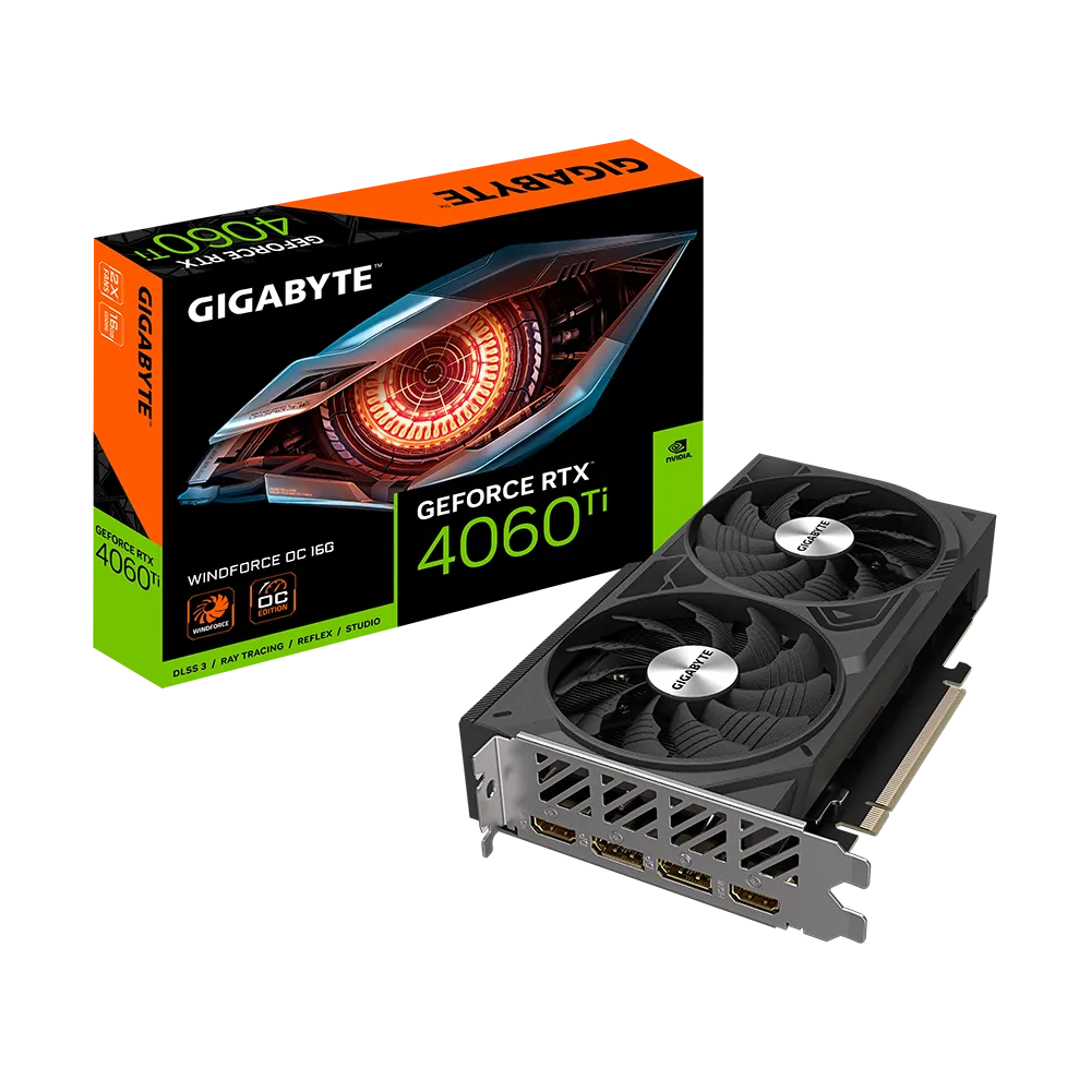 GIGABYTE GeForce RTX 4060 TI WINDFORCE OC 16G