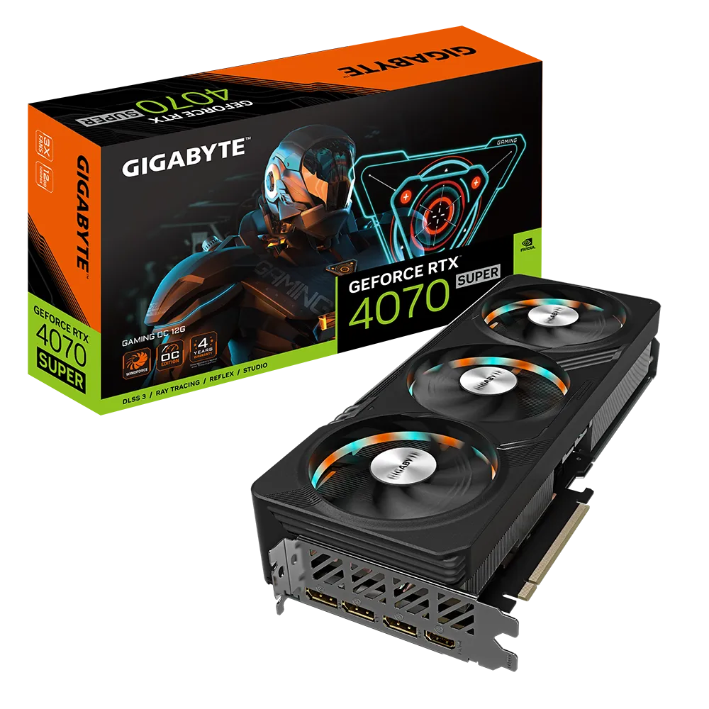 GIGABYTE GeForce RTX 4070 SUPER GAMING OC 12GB