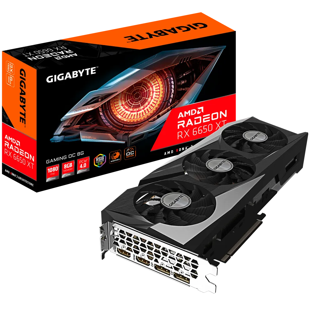 GIGABYTE RADEON RX 6650 XT GAMING OC 8GB GDDR6