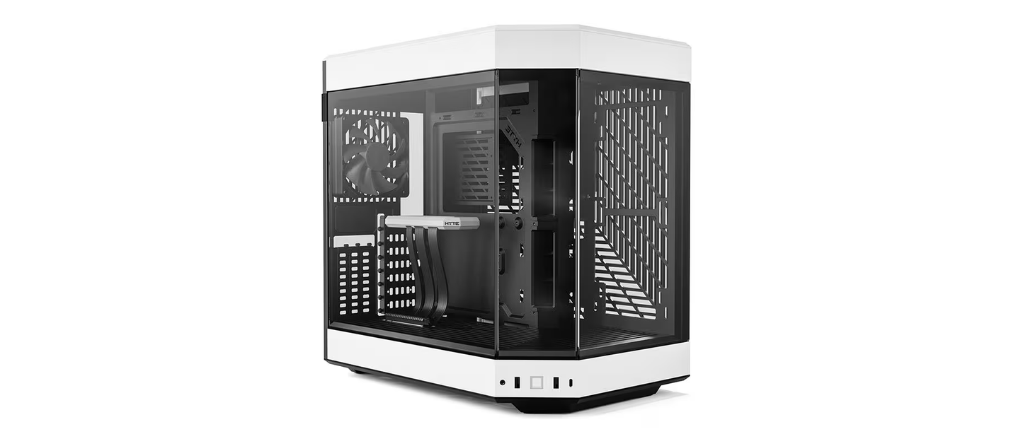 HYTE Y60 White 3-Piece Panoramic Glass Dual Chamber Mid-Tower ATX Case