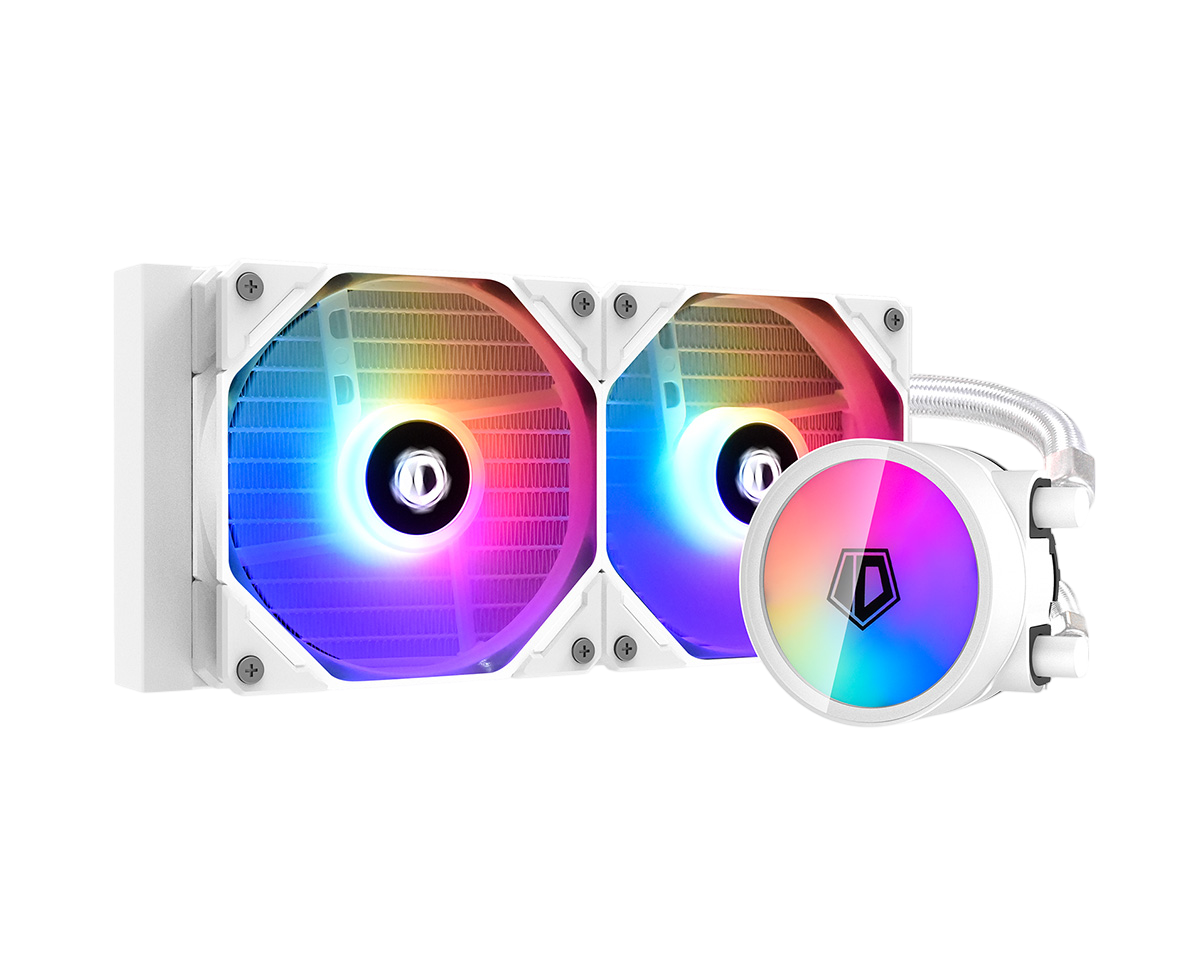 IDCOOLING Zoomflow 240 XT ARGB Liquid Cooler - Snow White