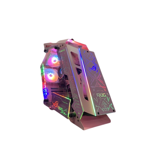 Keytech Cyborg Robot Gaming Case - Pink