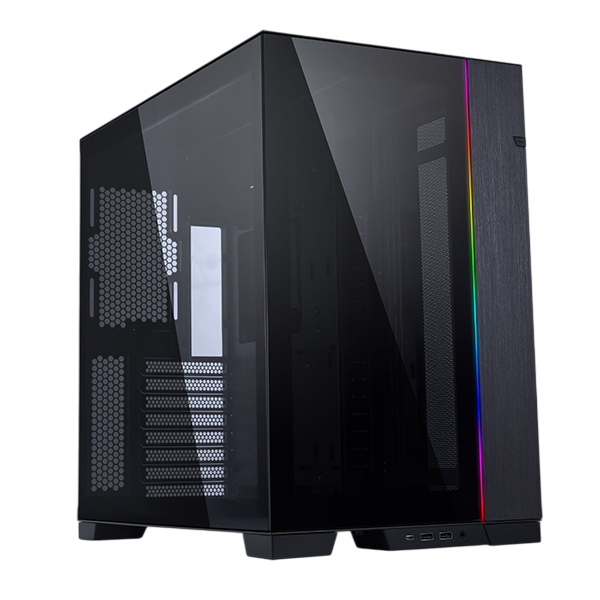 Lian Li O11 Dynamic EVO Mid Tower Dual Chamber TG Case - black