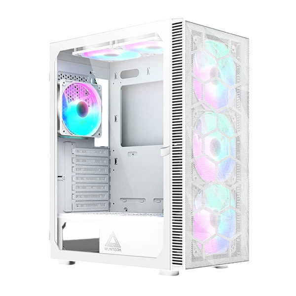 MONTECH X3 Mesh TG Case - White