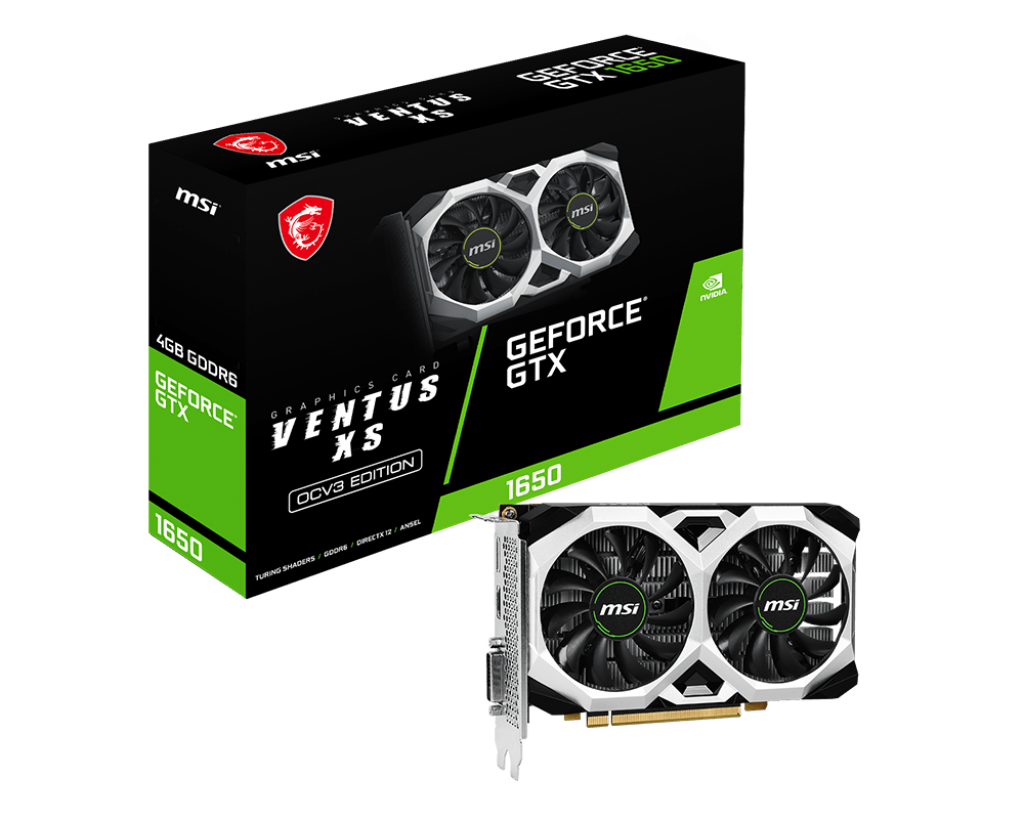 MSI GeForce GTX 1650 D6 Ventus XS 4G OCV3 D6