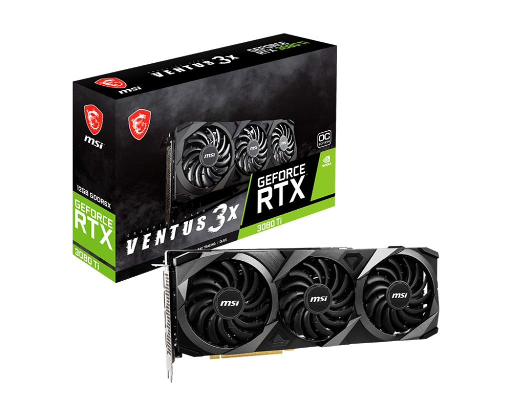 MSI GeForce RTX 3080 TI VENTUS 3X 12G OC LHR