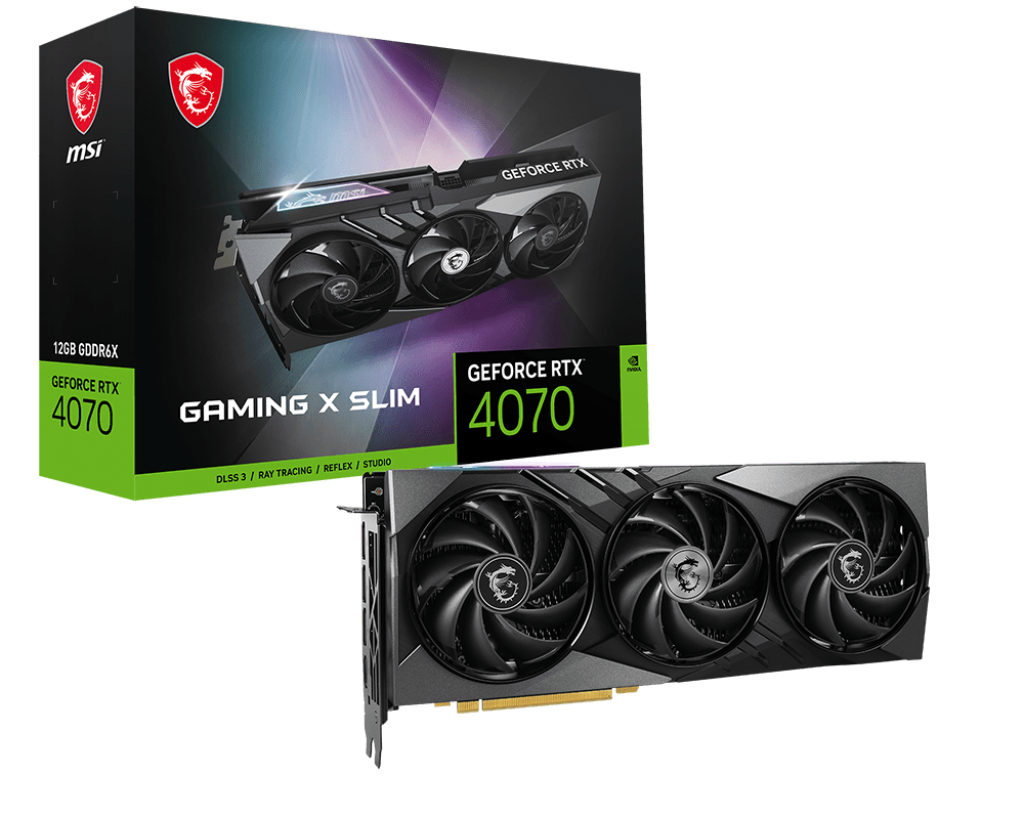 MSI GeForce RTX 4070 Gaming X Slim 12G