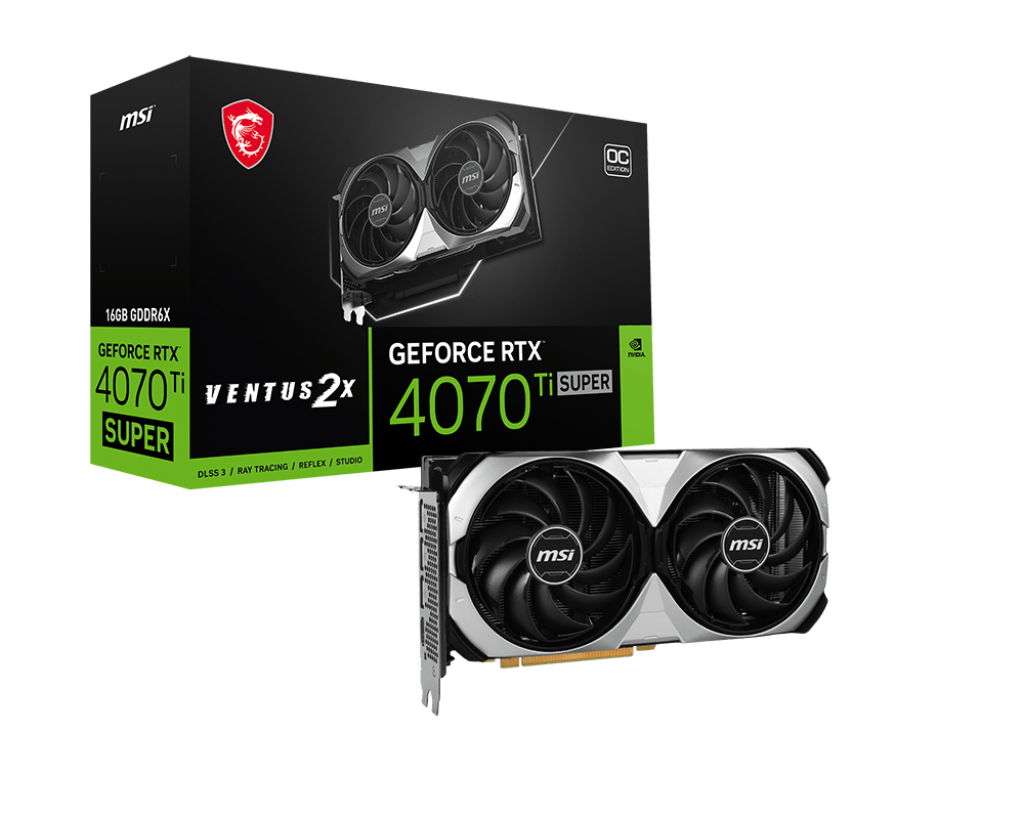 MSI GeForce RTX 4070 Ti Super 16G Ventus 2X OC