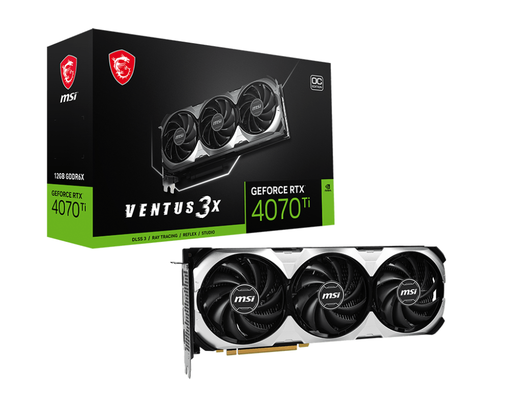 MSI GeForce RTX 4070 Ti Ventus 3X 12G OCV1