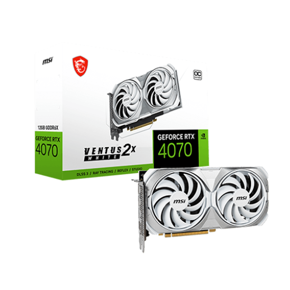 MSI GeForce RTX 4070 Ventus 2X White 12G OC
