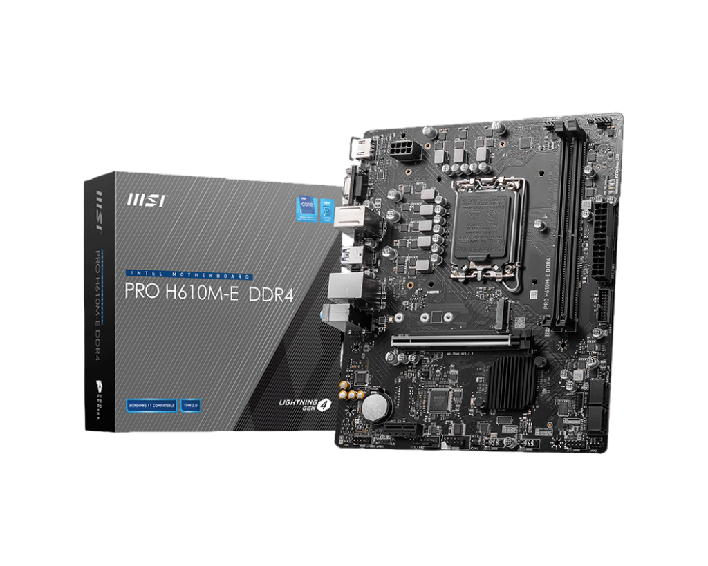 MSI PRO H610M-E DDR4 (D-SUB/HMDI/M.2) 4300