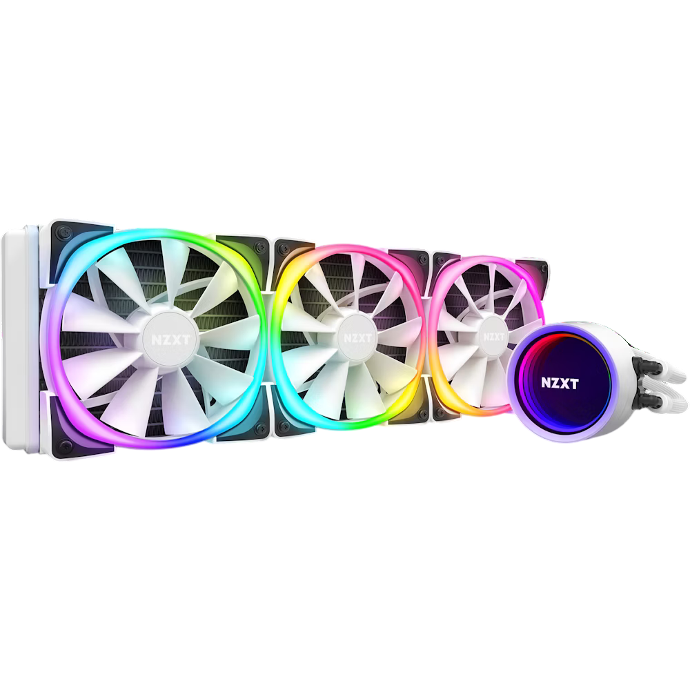 NZXT Kraken X73 RGB 360mm AIO Liquid Cooler - matte white