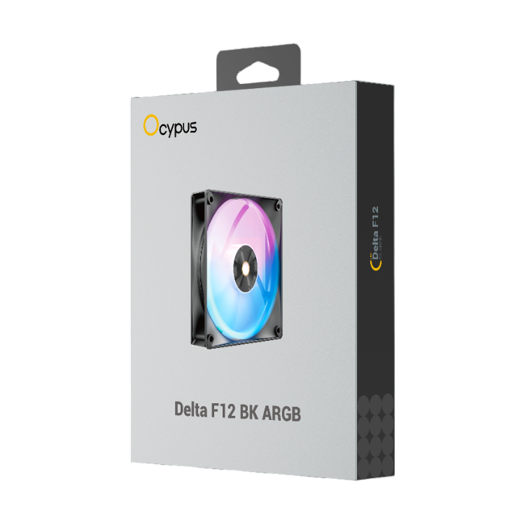 OCYPUS DELTA F12 BK ARGB PWM FAN