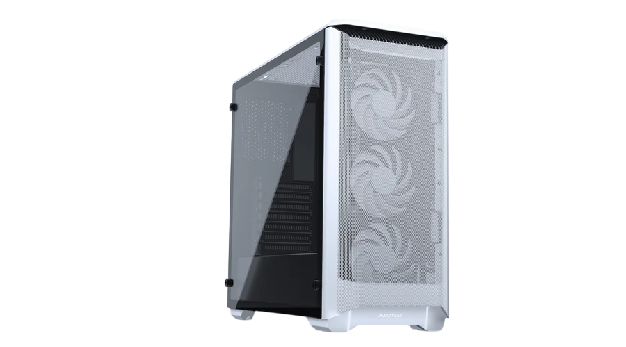 PHANTEKS Eclipse P400A Mesh Mid Tower TG Case 3fans Included - White