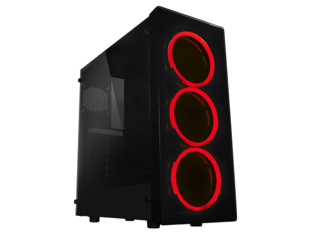 Raidmax Neon LED Case with 3 120mm fan