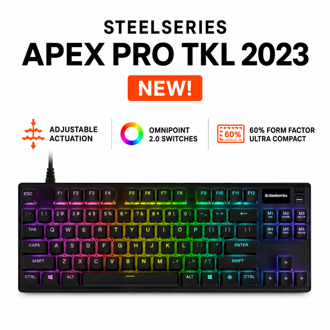 STEELSERIES APEX PRO TKL 2023 NEW! (64856)
