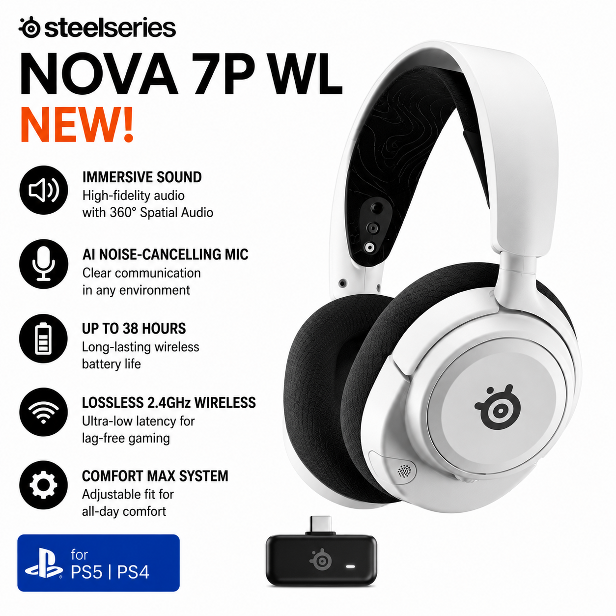 STEELSERIES NOVA 7P WL NEW! (61559)
