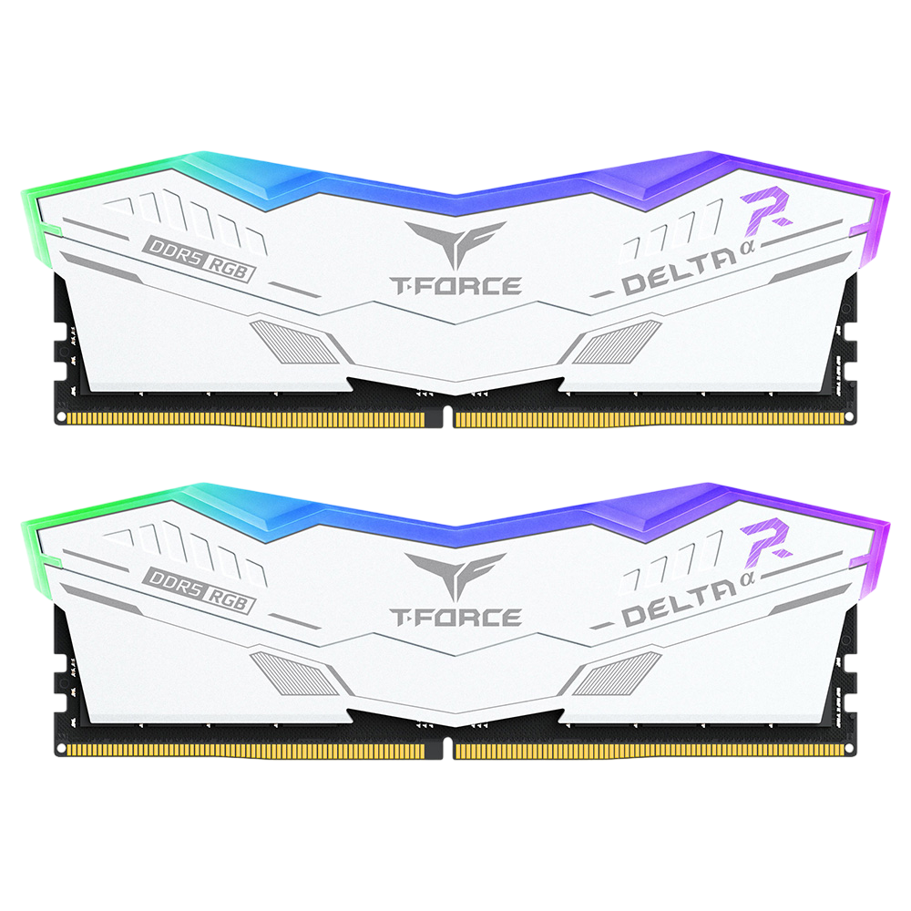 TEAM T-FORCE DELTA ARGB 32G (2x16gb) 6000MTS DDR5 Black | White AMD