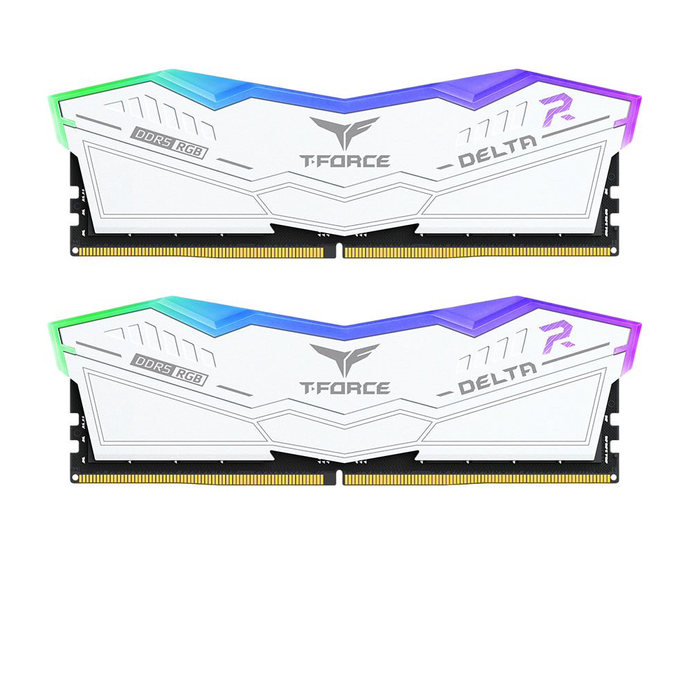 TEAM T-FORCE DELTA RGB 32gb (2x16gb) 5200MHz DDR5 Black | White