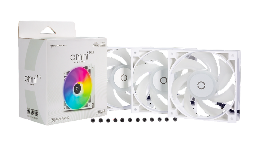 TECWARE Omni P12 ARGB White 3-pack fans