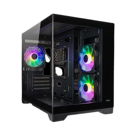 TECWARE VXN EVO TG DUAL CHAMBER CASE BLACK